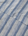 Elite Lines İpliği Boyalı King Size Nevresim Takımı 240x220 cm Lacivert