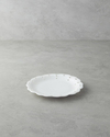 Elodie Porselen Servis Tabağı 25,5 cm Beyaz