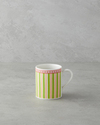 Elora Bone Porselen Kupa 290 ml Yeşil-Turuncu-Pembe