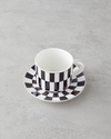 Emberly New Bone China 4 Parça 2 Kişilik Çay Fincanı Takımı 230 ml Kahverengi