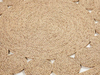 Emily Dekoratif Jüt Kilim Naturel