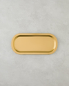 Emma Metal Tepsi 16x35 cm Gold