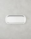 Emma Metal Tepsi 16x35 cm Silver