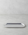 Emma Metal Tepsi 16x35 cm Silver