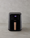English Home AIF 2030 XL Sıcak Tutma Hazneli Air Fryer 1500W Siyah-Bakır