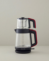 English Home CMK 6001 Cam Çay Makinesi ve Kettle Kırmızı