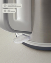 English Home CMK 6010 Inox Çay Makinesi ve Kettle Beyaz-Krom