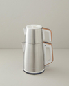 English Home CMK 6010 Inox Çay Makinesi ve Kettle Beyaz-Bakır