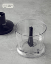 English Home MBS 3001 4 Bıçaklı Mini Blender Seti Siyah-Krom