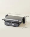 English Home TMK 5050 Teflon Çıkarılabilir Plakalı Tost Makinesi 1800W Antrasit