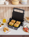 English Home TMK 5050 Teflon Çıkarılabilir Plakalı Tost Makinesi 1800W Antrasit