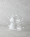 Evelyn Borosilikat Çaydanlık 650 – 1300 ml Şeffaf