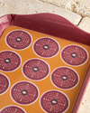 Exotic Circle Melamin Tepsi Pembe