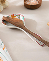 Exotic Leaves New Bone Kaşıklık 24 cm Beyaz