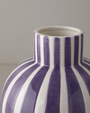 Exotic Strip Seramik Vazo Mor