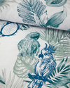 Exotic Toile Çift Kişilik Nevresim Seti Lacivert – Yeşil
