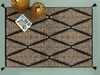 Fancy Odes Dokuma Kilim Bej - Siyah