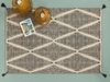 Fancy Odes Dokuma Kilim Bej - Siyah