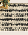 Fancy Osana Dokuma Kilim Krem Siyah