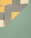 Fancy  Square Dokuma Kilim Gri-Sarı