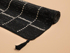 Fancynia Dokuma Kilim Krem Siyah