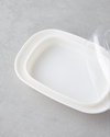 Fausta Plastik Saklama Kabı 17,4 x 12,5 x 6 cm Krem