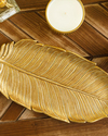 Feathers Dekoratif Tabak 11.5x25x2.6cm Gold