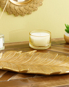 Feathers Dekoratif Tabak 11.5x25x2.6cm Gold