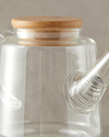 Ferrara Borosilikat Çaydanlık 550 ml+1000 ml Şeffaf