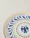 Fiesta Talavera Porselen Pasta Tabağı 21 cm Beyaz - Lacivert