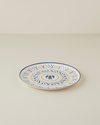 Fiesta Talavera Porselen Servis Tabağı 26 cm Beyaz - Lacivert