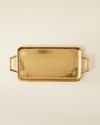 Fiore Alüminyum Dekoratif Tepsi 36x15 cm Gold