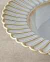 Fiore New Bone China Çukur Yemek Tabağı 22 cm Gri