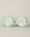 Fiore New Bone China Kahve Fincan Takımı Mint