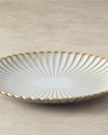 Fiore New Bone China Servis Tabağı Gri