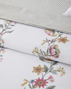 Fioreline Dijital Baskılı Kolay Ütülenir  Çift Kişilik Nevresim Takımı 200x220 cm Yeşil-Sarı
