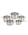 Fissler Pure Collection Paslanmaz Çelik 9 Parça Tencere Seti 16-16-20-20-24 cm Silver