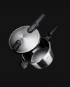 Fissler Vitaquick Glossy Düdüklü Tencere 6L Siyah