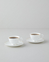 Flare New Bone China 4 Parça 2 Kişilik Kahve Fincan Takımı Gold