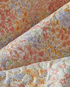 Fleur Multicolore Tek Kişilik Çok Amaçlı Örtü 160x220 cm Yavruağzı