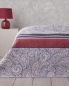 Flora Drape King Size Çok Amaçlı Örtü 240x220 cm Yeşil