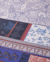 Flora Drape King Size Çok Amaçlı Örtü 240x220 cm Yeşil