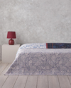 Flora Drape Tek Kişilik Çok Amaçlı Örtü 160x220 cm Yeşil