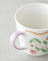 Floral Bliss New Bone China Kupa 450 ml Renkli