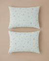 Floral Breeze Kolay Ütülenir 2'li Yastık Kılıfı 50x70 cm Yeşil