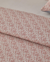 Floral Breeze Kolay Ütülenir Çift Kişilik Nevresim Takımı 200x220 cm Pembe - Mavi