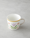 Floral Garden New Bone China Kupa 450 ml Renkli