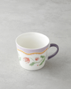Floral Heaven New Bone China Kupa 450 ml Renkli