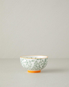 Floral Lines New Bone China Kase Yeşil