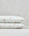 Floral Plaid Kolay Ütülenir 2'li Yastık Kılıfı 50x70 cm Pembe - Yeşil